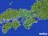 2024年05月28日の近畿地方のアメダス(風向・風速)