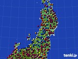 2024年05月29日の東北地方のアメダス(日照時間)