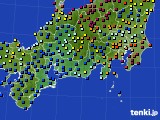 2024年05月30日の東海地方のアメダス(日照時間)