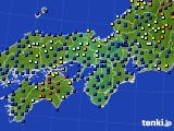 2024年05月30日の近畿地方のアメダス(日照時間)