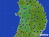 2024年05月30日の秋田県のアメダス(日照時間)