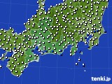 2024年05月31日の東海地方のアメダス(風向・風速)