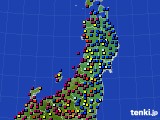 2024年06月01日の東北地方のアメダス(日照時間)