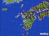 2024年06月01日の九州地方のアメダス(日照時間)