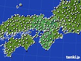 2024年06月01日の近畿地方のアメダス(風向・風速)
