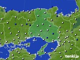 2024年06月02日の兵庫県のアメダス(風向・風速)