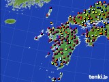 2024年06月04日の九州地方のアメダス(日照時間)