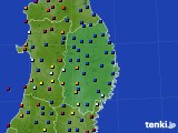 岩手県のアメダス実況(日照時間)(2024年06月04日)
