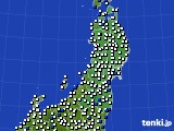 東北地方のアメダス実況(風向・風速)(2024年06月04日)