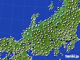 2024年06月06日の北陸地方のアメダス(風向・風速)