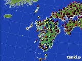 九州地方のアメダス実況(日照時間)(2024年06月07日)