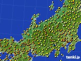 北陸地方のアメダス実況(気温)(2024年06月07日)