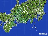 2024年06月07日の東海地方のアメダス(風向・風速)