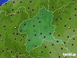 2024年06月08日の群馬県のアメダス(日照時間)