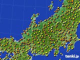 北陸地方のアメダス実況(気温)(2024年06月08日)