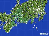 東海地方のアメダス実況(風向・風速)(2024年06月08日)