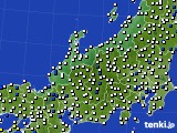 北陸地方のアメダス実況(風向・風速)(2024年06月09日)
