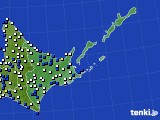 道東のアメダス実況(風向・風速)(2024年06月09日)