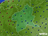 2024年06月10日の群馬県のアメダス(日照時間)