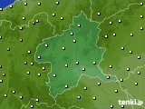 群馬県のアメダス実況(気温)(2024年06月10日)