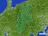 2024年06月10日の長野県のアメダス(風向・風速)