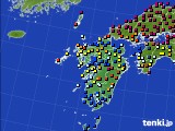 2024年06月11日の九州地方のアメダス(日照時間)