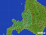2024年06月12日の道央のアメダス(気温)