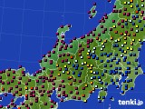 北陸地方のアメダス実況(日照時間)(2024年06月13日)