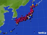 2024年06月13日のアメダス(日照時間)