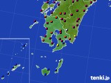 鹿児島県のアメダス実況(日照時間)(2024年06月14日)