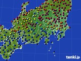 関東・甲信地方のアメダス実況(日照時間)(2024年06月15日)