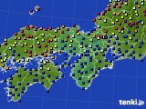 近畿地方のアメダス実況(日照時間)(2024年06月15日)