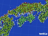 2024年06月15日の四国地方のアメダス(日照時間)