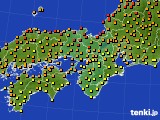 2024年06月15日の近畿地方のアメダス(気温)