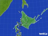 北海道地方のアメダス実況(降水量)(2024年06月16日)