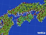 四国地方のアメダス実況(日照時間)(2024年06月16日)