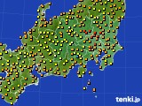 2024年06月17日の関東・甲信地方のアメダス(気温)