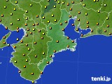 三重県のアメダス実況(気温)(2024年06月17日)