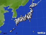 2024年06月17日のアメダス(風向・風速)