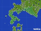 道南のアメダス実況(風向・風速)(2024年06月17日)