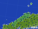 2024年06月20日の島根県のアメダス(日照時間)