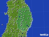 岩手県のアメダス実況(風向・風速)(2024年06月20日)