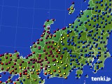 北陸地方のアメダス実況(日照時間)(2024年06月21日)