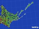 2024年06月21日の道東のアメダス(日照時間)