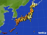 アメダス実況(気温)(2024年06月21日)