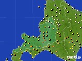2024年06月21日の道央のアメダス(気温)