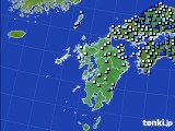 九州地方のアメダス実況(降水量)(2024年06月22日)