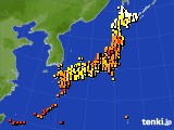 アメダス実況(気温)(2024年06月22日)