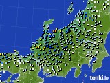 北陸地方のアメダス実況(降水量)(2024年06月23日)