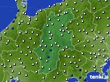 2024年06月23日の長野県のアメダス(風向・風速)